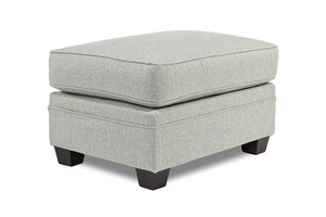 Cordoba Ottoman in Splash Linen