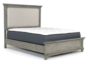 Crawford Panel Bed in Gray, Queen