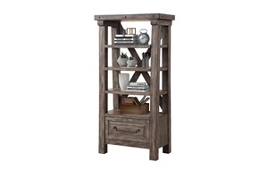 Lodge Bookcase in Siltstone