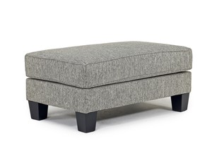 Rachel Ottoman in Hedgey Pepper