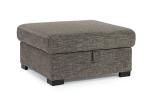 Vivian Storage Cocktail Ottoman in Gray