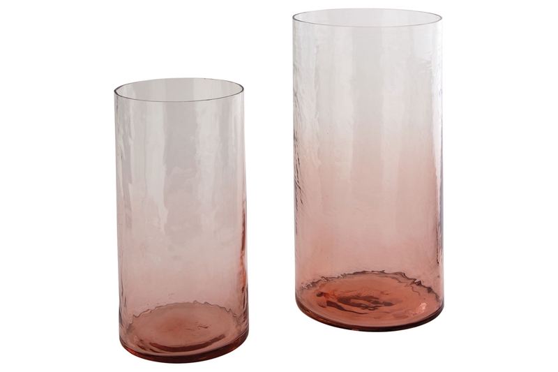 Devona Vases in Pink, Set of 2, Image 1 Devona Vases in Pink, Set of 2, Image 1
