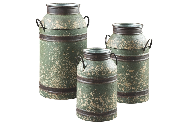 Elke Antique Cans, Set of 3, Image 1 Elke Antique Cans, Set of 3, Image 1