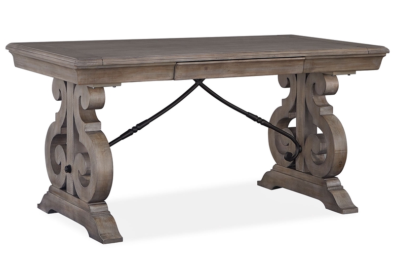 Bellamy Office Desk in Light Gray, Image 1 Bellamy Office Desk in Light Gray, Image 1