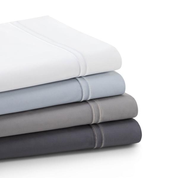 Malouf Supima Sheets in Charcoal, California King, Image 1 Malouf Supima Sheets in Charcoal, California King, Image 1