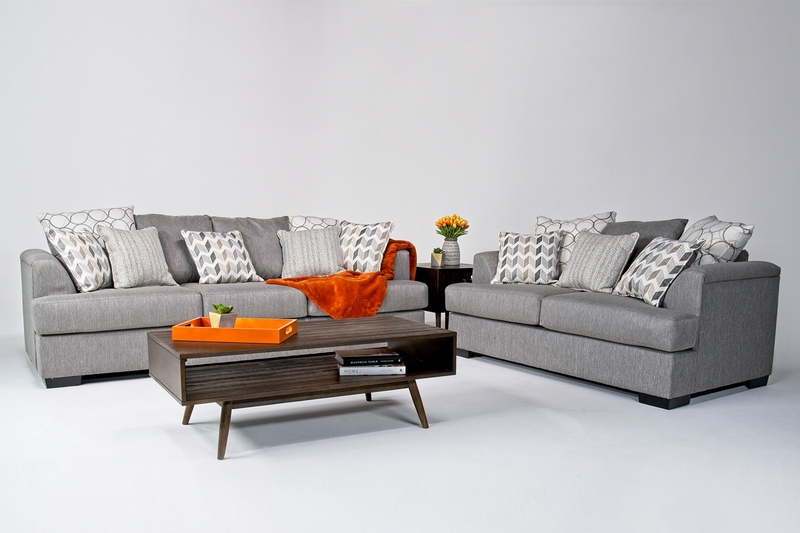 Passport Sofa & Loveseat in Stone, Image 1 Passport Sofa & Loveseat in Stone, Image 1